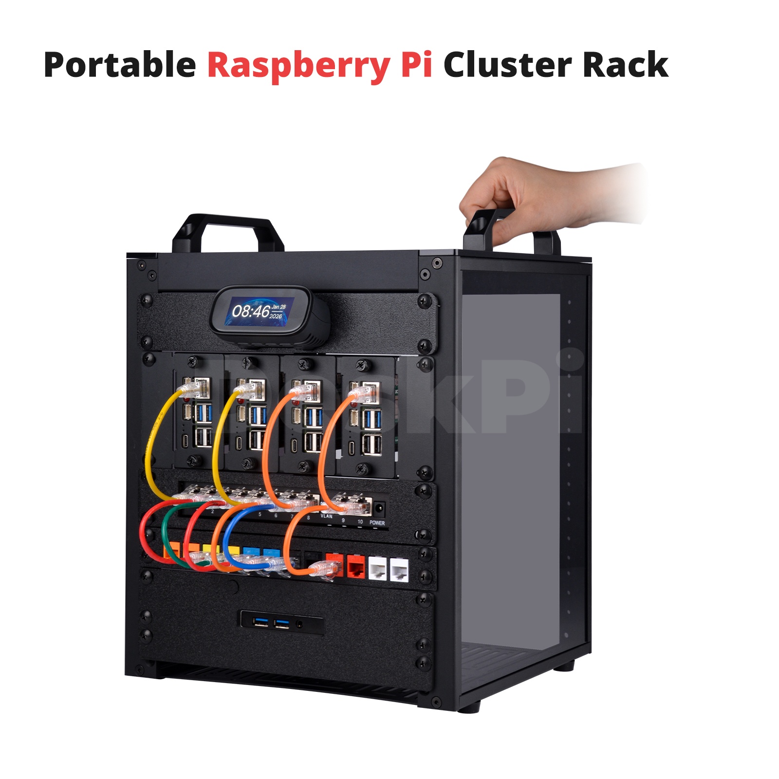 DeskPi RackMate T1/2 Plus Rack - Deskpi Super6C review and price